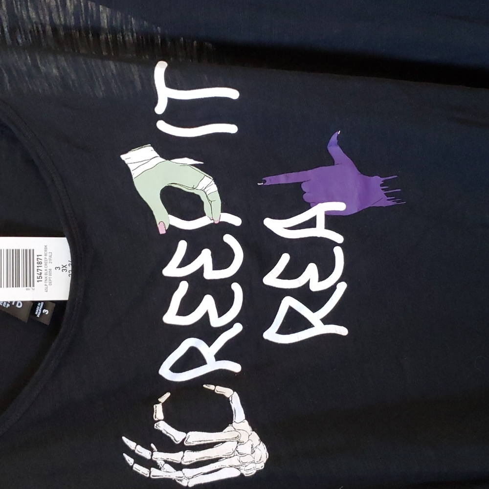 TORRID Creep It Real Sleep Tank NWT 3(22-24) - Picture 4 of 8